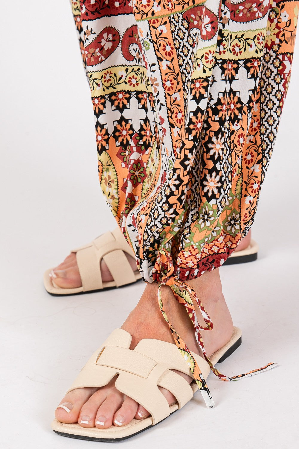 SAGE + FIG High-Rise Balloon Bohemian Print Pants